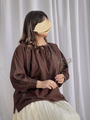 Dhanak Baggy shirt along with skirt
