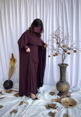 Double Georgette cape gown