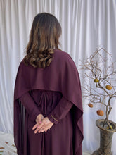 Double Georgette cape gown